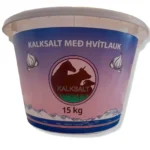 Kalksalt m/Hvítlauk 15kg.