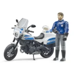 Scrambler Ducati lögreglumótorhjól m/karl - Image 2