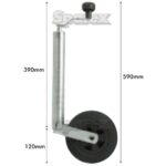 Nefhjól án festingar 100kg 48mm S.4063