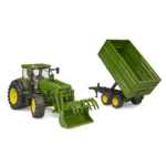 John Deere 7R 350, tæki og vagn - Image 3