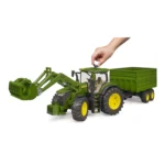 John Deere 7R 350, tæki og vagn - Image 4
